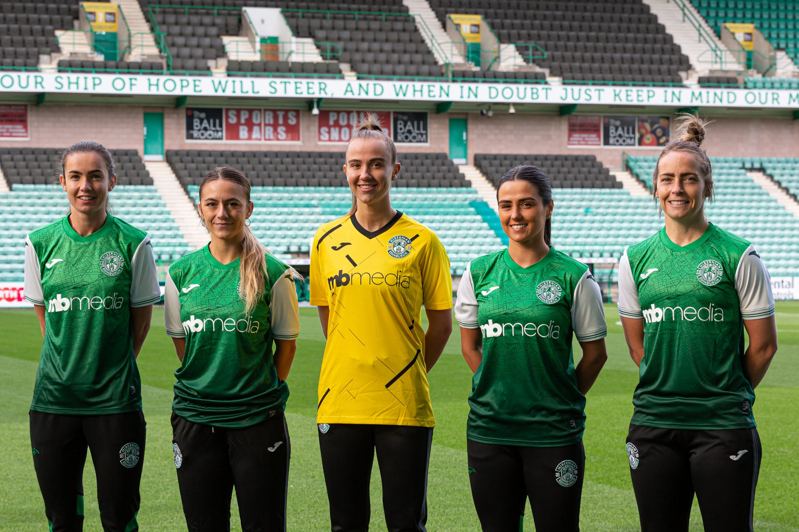 Hibs Ladies At Easter Road Kit Sponsor Shoot 28 9 21 Hi Res 3 Scaled